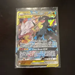 Pokemon TCG Reshiram & Zekrom GX TAG TEAM Holo Ultra Rare 157/214 (2019) - Image 1