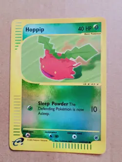 Pokemon Hoppip 112/165 Reverse Holo Expedition e-Reader 2002 - Image 1