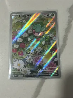 Fomantis 085/084 Pokemon TCG Pitch Black Illustration Rare English - NM - Image 1