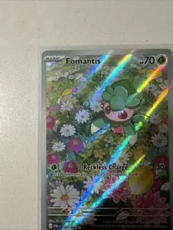 Fomantis 085/084 Pokemon TCG Pitch Black Illustration Rare English - NM - Image 4