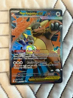 Mega Kangaskhan ex 164/132 Ultra Rare Mega Evolution Pokemon Holo Near Mint - Image 1