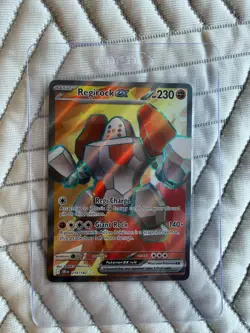 Pokemon TCG Regirock ex 214/182 Sv10: Destined Rivals Holo - Image 1