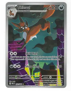 Pokemon TCG: Thievul (Illustration Rare) - 92/84 - ME: Pitch Black - NM - Image 1