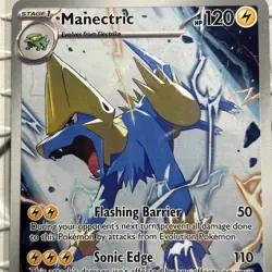Manectric 089/084 ME Pitch Black Holo Full Art Illustration Rare Pokemon NM-MT - Image 1