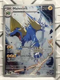 Manectric 089/084 ME Pitch Black Holo Full Art Illustration Rare Pokemon NM-MT - Image 2