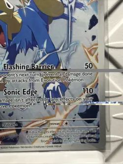 Manectric 089/084 ME Pitch Black Holo Full Art Illustration Rare Pokemon NM-MT - Image 5