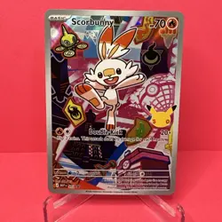 Pokemon | Scorbunny | MEP 053 | Full Art | Series 2 | Holo | NM - Image 1
