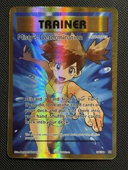 Pokemon XY Evolutions Misty's Determination (Full Art) 108/108 NM UNPLAYED 💎 - Image 1