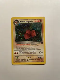 2000 Pokemon Dark Dugtrio HOLO Team Rocket Set #6/82 LP - Image 1