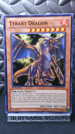 | Yugioh Tyrant Dragon LCJW-EN149 1st Common Legendary Joeys World NM- 🔥 | - Image 1