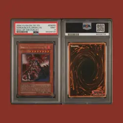 Yu-Gi-Oh! Horus the Black Flame Dragon LV8 Ultra Rare SOD-EN008 1st Ed PSA 9 - Image 1