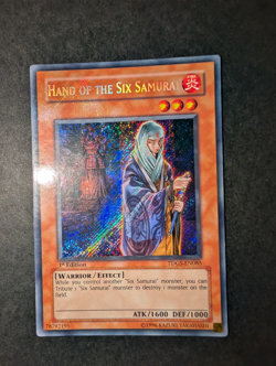 Yugioh Hand of the Six Samurai TDGS-EN085 1st Edition Secret Rare Very Good - Image 1
