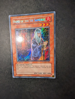 Yugioh Hand of the Six Samurai TDGS-EN085 1st Edition Secret Rare Very Good - Image 2