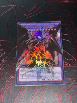 Konami Yu-Gi-Oh! TCG Red-Eyes Dark Dragoon RA05-EN141 Ultra Rare overframe - Image 1