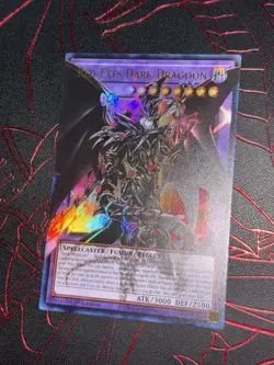 Konami Yu-Gi-Oh! TCG Red-Eyes Dark Dragoon RA05-EN141 Ultra Rare overframe - Image 3
