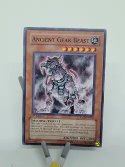 YUGIOH ANCIENT GEAR BEAST SD10-EN013 1ST EDITION NM - Image 1