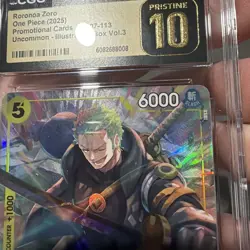 Roronoa Zoro OP07-113 Illustration Box Vol.3 One Piece Promo CGC Pristine 10 - Image 4