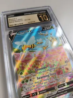 CGC Pristine 10 Beedrill V Alternate Art Ultra Rare 161/189 - Astral Radiance - Image 2