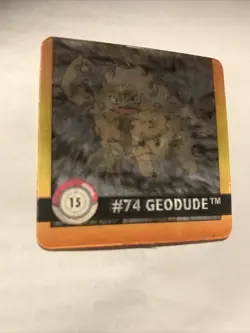 Graveler Geodude Artbox Pokemon Action Flipz Premier Edition #15 1999 - Image 1