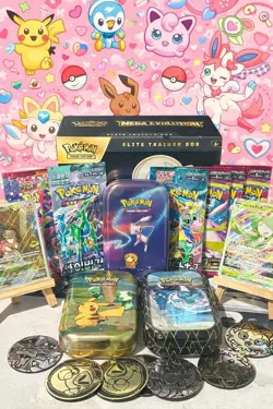 pokemon mini tin bundle - Rare Card + 2x Booster Packs 3 - Image 2