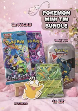 pokemon mini tin bundle - Rare Card + 2x Booster Packs 3 - Image 3