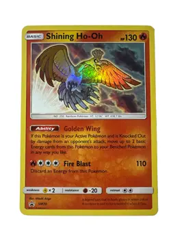 Pokemon TCG Shining Ho-Oh SM70 Black Star Promo Holo Card NM Condition - Image 1