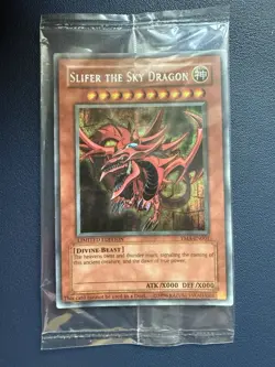 Yu-Gi-Oh Slifer the Sky Dragon YMA-EN001 Sealed Promo Card – Rare – Free Ship - Image 1