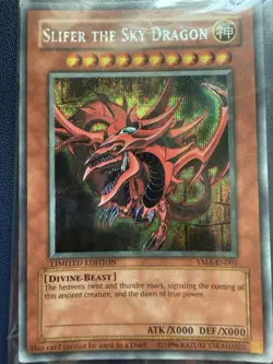 Yu-Gi-Oh Slifer the Sky Dragon YMA-EN001 Sealed Promo Card – Rare – Free Ship - Image 2