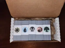 500 Magic the Gathering Basic Land - 100 of each + Card Storage Box - MTG LOT - Image 2