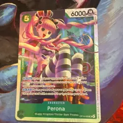 Bandai One Piece Card Game Perona OP14-033 Foil Special Character 6000 Power EN - Image 1