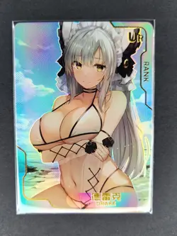 Drake Azur Lane Hot UR 10 Senpai Goddess Haven Waifu Card Girl Holo Doujin Anime - Image 1