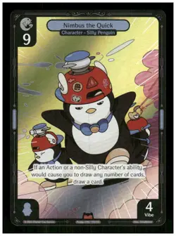 Vibes TCG Nimbus the Quick -FOIL - Birb & Pengu Card # 119 - Image 1