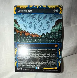 Cyclonic Rift Secret Lair Full Art Foil Instant 0014 Blue MTG English regular - Image 1