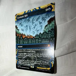 Cyclonic Rift Secret Lair Full Art Foil Instant 0014 Blue MTG English regular - Image 3