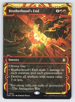 Brotherhood's End Secrets of Strixhaven: Mystical Archive Magic:The Gathering NM - Image 1