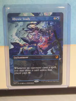 Rhystic Study (Anime Borderless) Wilds of Eldraine: Enchanting Tales Regular - Image 1