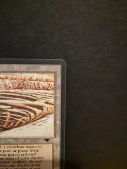 Strip Mine Land No Horizon Magic the Gathering MTG Antiquities 82a - Image 2