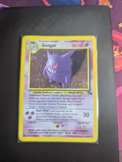 Gengar Holo Fossil Set 5/62 Pokemon TCG HP - Image 1