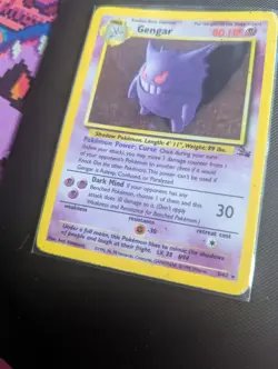 Gengar Holo Fossil Set 5/62 Pokemon TCG HP - Image 4