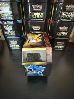 Pokemon Hidden Fates Raichu Tin Box - Empty Tin for card storage - No Packs - Image 3