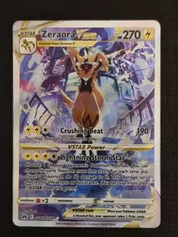 GG43/GG70 Zeraora VSTAR. Pokemon TCG : Crown Zenith. Free Aus Tracked Shipping - Image 1