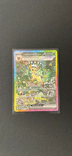 Leafeon ex 144/131 SIR Full Alt Art Prismatic Evolutions POKEMON TCG PRE EN NM/M - Image 1