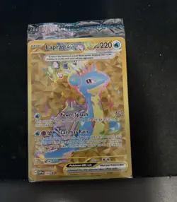 Pokemon TCG Lapras ex Full Art Holo Promo SV Scarlet & Violet 164 220 HP - Image 1