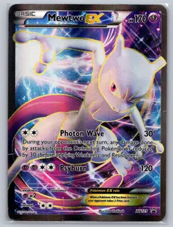 Mewtwo EX XY125 Holo Promo XY Promo Pokemon Card Holo Moderately Played - Image 1