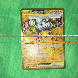 Pokemon TCG Pikachu ex 247/191 SV08 Surging Sparks Hyper Rare Holo - Image 1