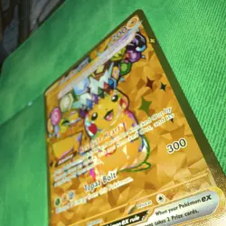 Pokemon TCG Pikachu ex 247/191 SV08 Surging Sparks Hyper Rare Holo - Image 4