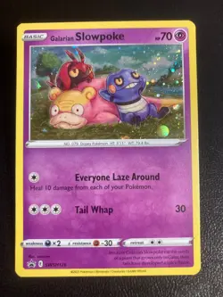 Galarian Slowpoke SWSH126 Holo Promo Sword & Shield Promo Pokemon - Image 1