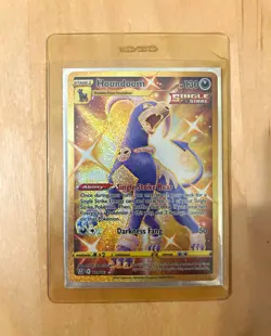 Pokemon TCG Houndoom 179/163 Secret Rare Full Art Holo Battle Styles 130HP - Image 1