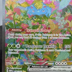 Pokemon Venusaur ex SIR 198/165 Scarlet & Violet SV151 Full Art Eng NM ⭐ - Image 2