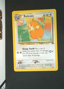 Raticate Pokemon Southern Islands SI #06/18 Slowpoke Art - Image 1